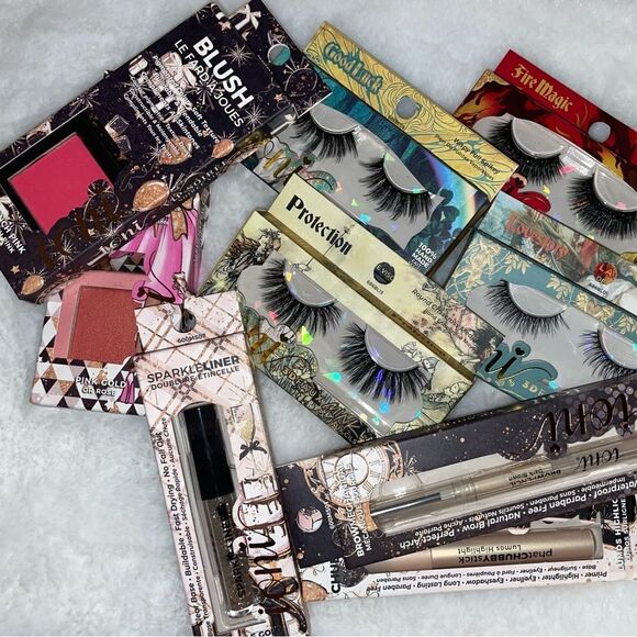 New Mixed Lot Of  Ioni Makeup 3D Faux Mink Lashes Eyeliner Lipliner Blush - Picture 9 of 13